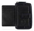 bugatti Zip Wallet With Card Case Black bugatti Zip Wallet With Card Case Black