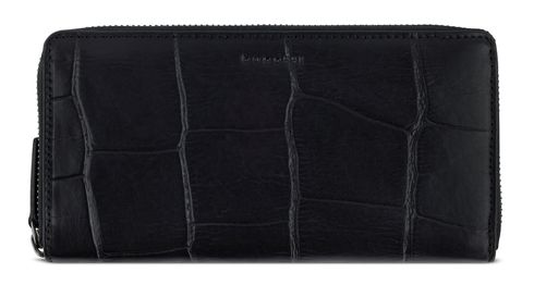 bugatti Ladies Long Wallet With Flap Black