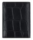 bugatti Upright Wallet With Flap Black
