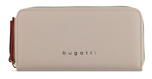 bugatti Ella Ladies Zip Around Wallet Beige