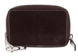 Golden Head Bari Zipped Key Case Chocolate Golden Head Bari Zipped Key Case Chocolate