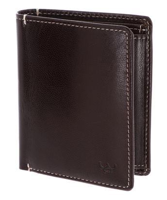 Golden Head Bari RFID Protect Combi Wallet Chocolate