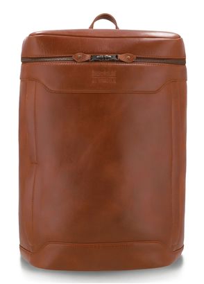 BUCKLE & SEAM Siwa Dot Leather Backpack Cognac