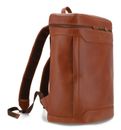 BUCKLE & SEAM Siwa Dot Leather Backpack Cognac