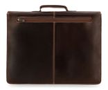 BUCKLE & SEAM Sierra Stripes Briefcase Brown