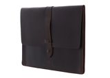 BUCKLE & SEAM Aspen Leather Laptop Sleeve S Brown