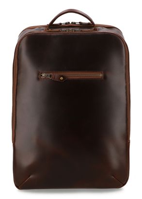 BUCKLE & SEAM Leon Blu Leather Backpack Brown