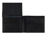 mano Don Antonio RFID Mini Coin Wallet with Flap Black