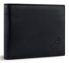 mano Don Antonio RFID Mini Coin Wallet with Flap Black