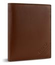 mano Don Antonio RFID Coin Wallet Cognac
