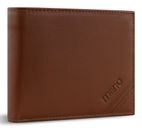 mano Don Antonio RFID Mini Coin Wallet with Flap Cognac mano Don Antonio RFID Mini Coin Wallet with Flap Cognac