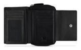 mano Don Andrea RFID Lady Zip Wallet Black
