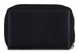 mano Don Andrea RFID Lady Zip Wallet Black