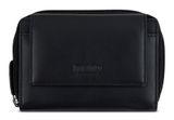 mano Don Andrea RFID Lady Zip Wallet Black