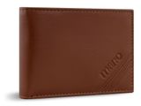 mano Don Antonio RFID Mini Purse Cognac