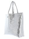 abro Leather Quantiko Shopper 48 Hours Silver abro Leather Quantiko Shopper 48 Hours Silver