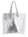 abro Leather Quantiko Shopper 48 Hours Silver abro Leather Quantiko Shopper 48 Hours Silver