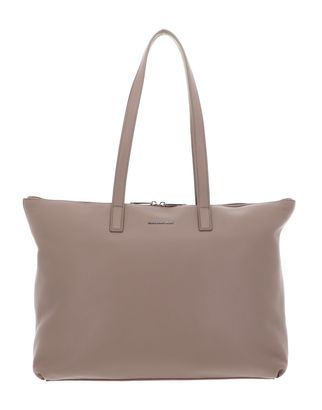 MANDARINA DUCK Mellow Leather Shopper Warm Taupe