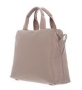 MANDARINA DUCK Mellow Leather Bowling Bag Warm Taupe MANDARINA DUCK Mellow Leather Bowling Bag Warm Taupe