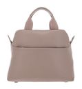 MANDARINA DUCK Mellow Leather Bowling Bag Warm Taupe MANDARINA DUCK Mellow Leather Bowling Bag Warm Taupe