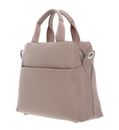 MANDARINA DUCK Mellow Leather Bowling Bag Warm Taupe MANDARINA DUCK Mellow Leather Bowling Bag Warm Taupe