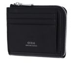 GUESS Fidenza Card Case with Zipper Black GUESS Fidenza Card Case with Zipper Black