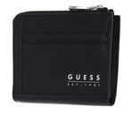 GUESS Fidenza Card Case with Zipper Black GUESS Fidenza Card Case with Zipper Black