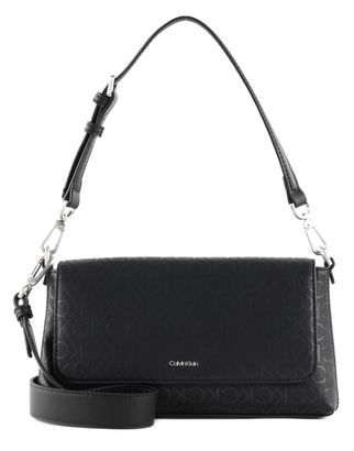 Calvin Klein CK Must Shoulder Bag Black Mono