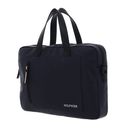 TOMMY HILFIGER TH Pique Monotype Slim Computer Bag Space Blue TOMMY HILFIGER TH Pique Monotype Slim Computer Bag Space Blue