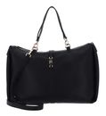 TOMMY HILFIGER TH Feminine Satchel Black TOMMY HILFIGER TH Feminine Satchel Black