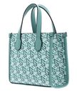 GUESS Silvana Two Compartment Mini Tote Turquoise Logo GUESS Silvana Two Compartment Mini Tote Turquoise Logo