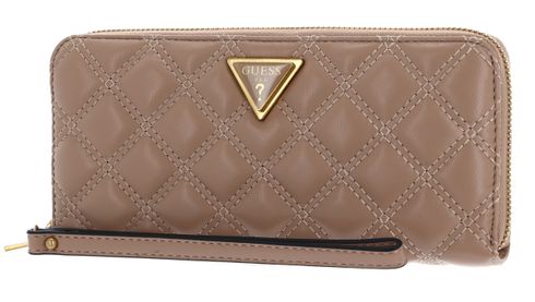 GUESS Giully Large Zip Around Wallet Beige