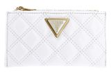 GUESS Giully SLG Double Zip Coin Purse Ivory
