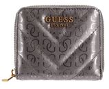 GUESS Jania Small Zip Around Pewter GUESS Jania Small Zip Around Pewter