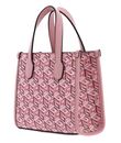 GUESS Silvana Two Compartment Mini Tote Apricot Rose Logo