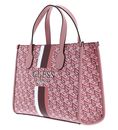 GUESS Silvana Two Compartment Tote Apricot Rose Logo