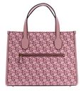 GUESS Silvana Two Compartment Tote Apricot Rose Logo