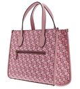GUESS Silvana Two Compartment Tote Apricot Rose Logo