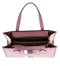 GUESS Silvana Two Compartment Tote Apricot Rose Logo