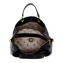 GUESS Izzy Peony Girlfriend Satchel Black Logo