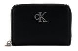Calvin Klein CKJ Minimal Monogram Zip Around Wallet M Black