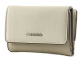 Calvin Klein CK Must Trifold SM Block Dk Ecru / Stony Beige / Medium Taupe