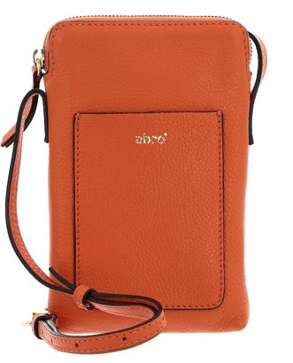 abro Leather Dalia Phone Bag Raquel Orange