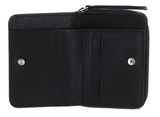 abro Leather Dalia Wallet Black / Nickel