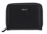 abro Leather Dalia Wallet Black / Nickel
