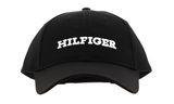TOMMY HILFIGER TH Monotype Canvas Cap Black TOMMY HILFIGER TH Monotype Canvas Cap Black