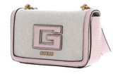 GUESS G Status Mini Crossbody Flap Bag Natural / Light Rose GUESS G Status Mini Crossbody Flap Bag Natural / Light Rose