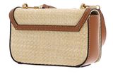 GUESS G Status Mini Crossbody Flap Bag Natural / Cognac GUESS G Status Mini Crossbody Flap Bag Natural / Cognac
