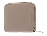 MANDARINA DUCK Mellow Leather Zip Wallet Warm Taupe