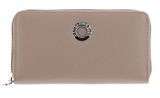 MANDARINA DUCK Mellow Leather Zip Around Wallet L Warm Taupe MANDARINA DUCK Mellow Leather Zip Around Wallet L Warm Taupe